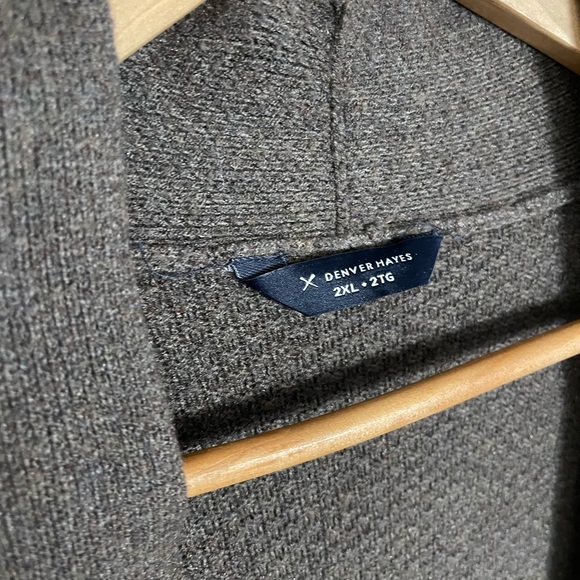 Denver Hayes cardigan open front light knit - fits small - more like an XL - Picture 2 of 4